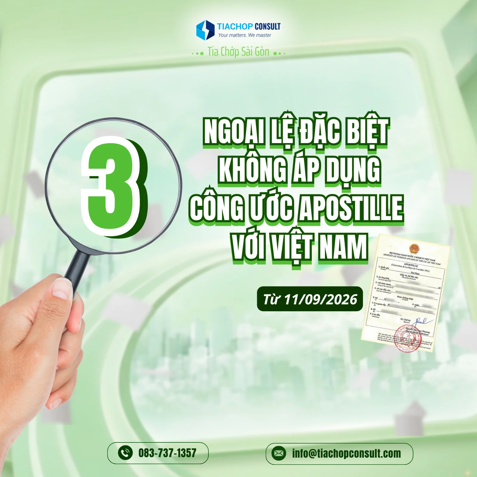 TCSG [P25] Cảnh báo quan trọng – 3 Quốc gia thành viên KHÔNG áp dụng Apostille với Việt Nam (2)